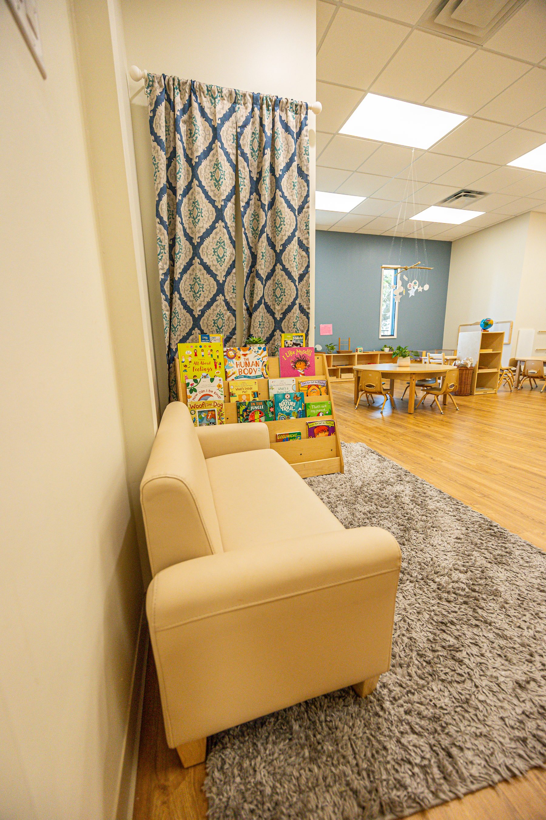 Cedar Park reading sofa corner